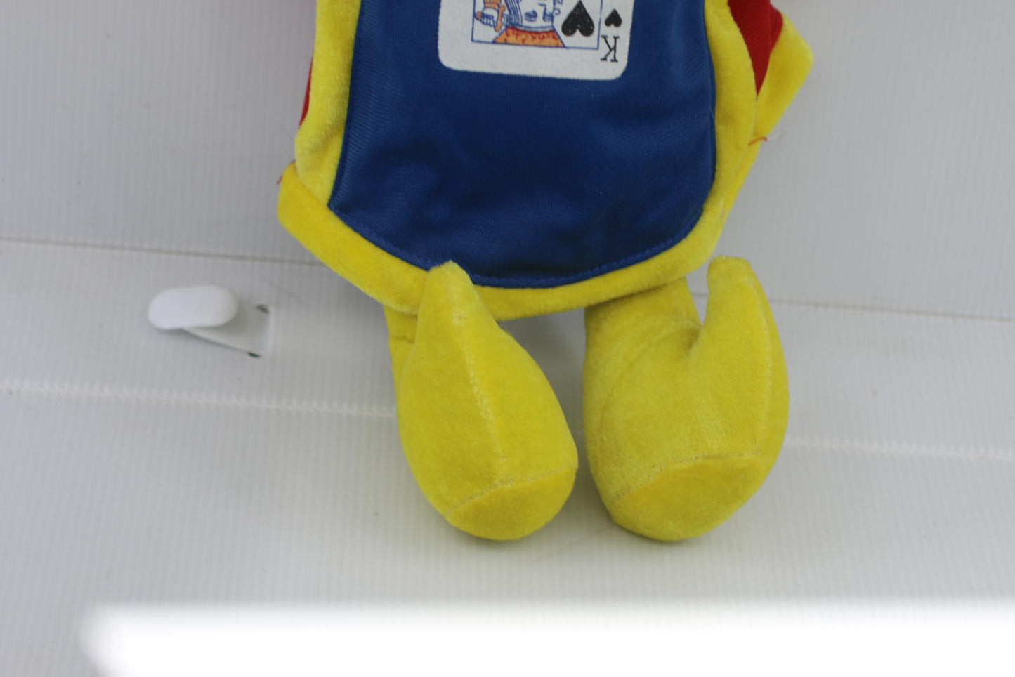 Vintage Animal Pals Jester Bear Plush 1995 Kuddle Me Toys King of Spades
