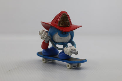 Wet Willy Firefighter Skateboard Figure Tech Deck Style Mini Toy