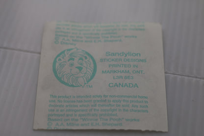 Vintage Sandylion Winnie Pooh Stickers