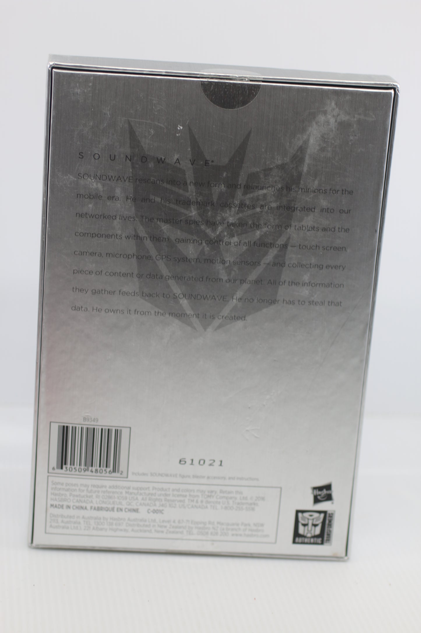 SDCC Transformers Soundwave Tablet Displayed Complete Repackaged MIB BOX 59