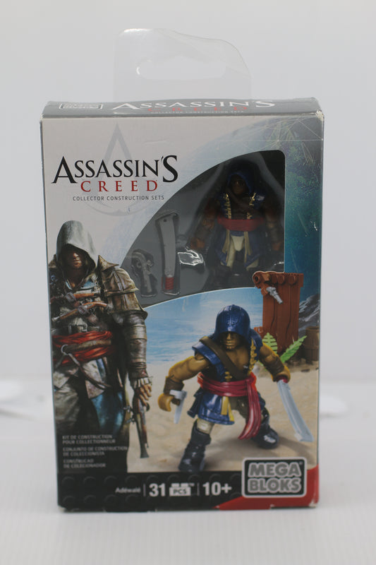 Mega Bloks UbiSoft 2015 Assassins Creed Adewale Figure NEW Wear Box