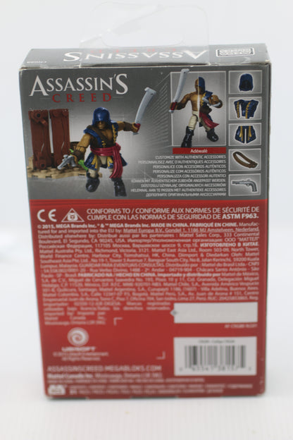 Mega Bloks UbiSoft 2015 Assassins Creed Adewale Figure NEW Wear Box