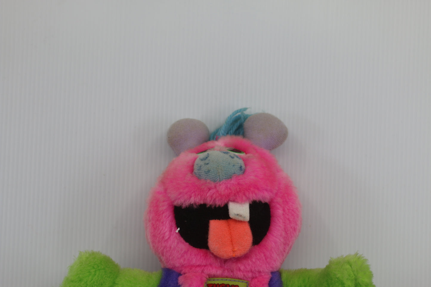 Vintage 1986 ZUGLY Plush Hug A Monster Pet Stuffed Animal Marchon Rare