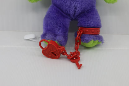 Vintage 1986 ZUGLY Plush Hug A Monster Pet Stuffed Animal Marchon Rare