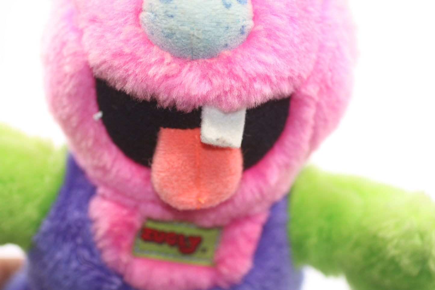 Vintage 1986 ZUGLY Plush Hug A Monster Pet Stuffed Animal Marchon Rare