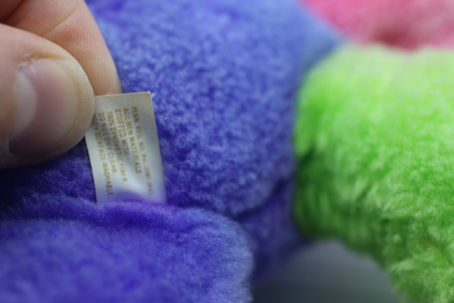 Vintage 1986 ZUGLY Plush Hug A Monster Pet Stuffed Animal Marchon Rare