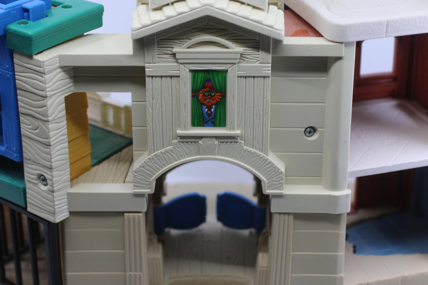 Vintage 1996 Fisher Price Great Adventure Wild Western Town Sheriff Hotel Bank