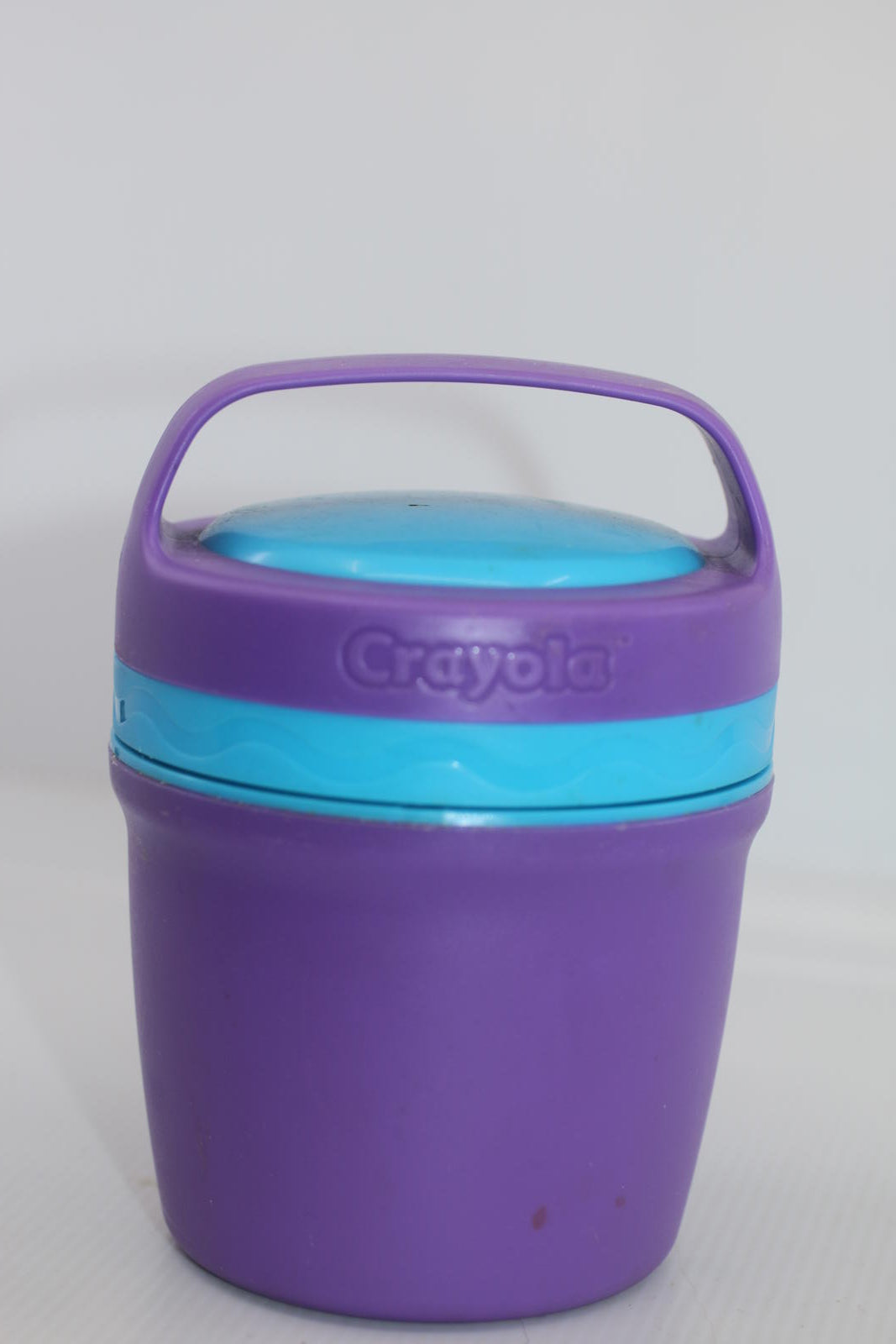 Crayola Kids Insulated Food Container Soup Jar Purple Blue Lunch Box IPC 2016
