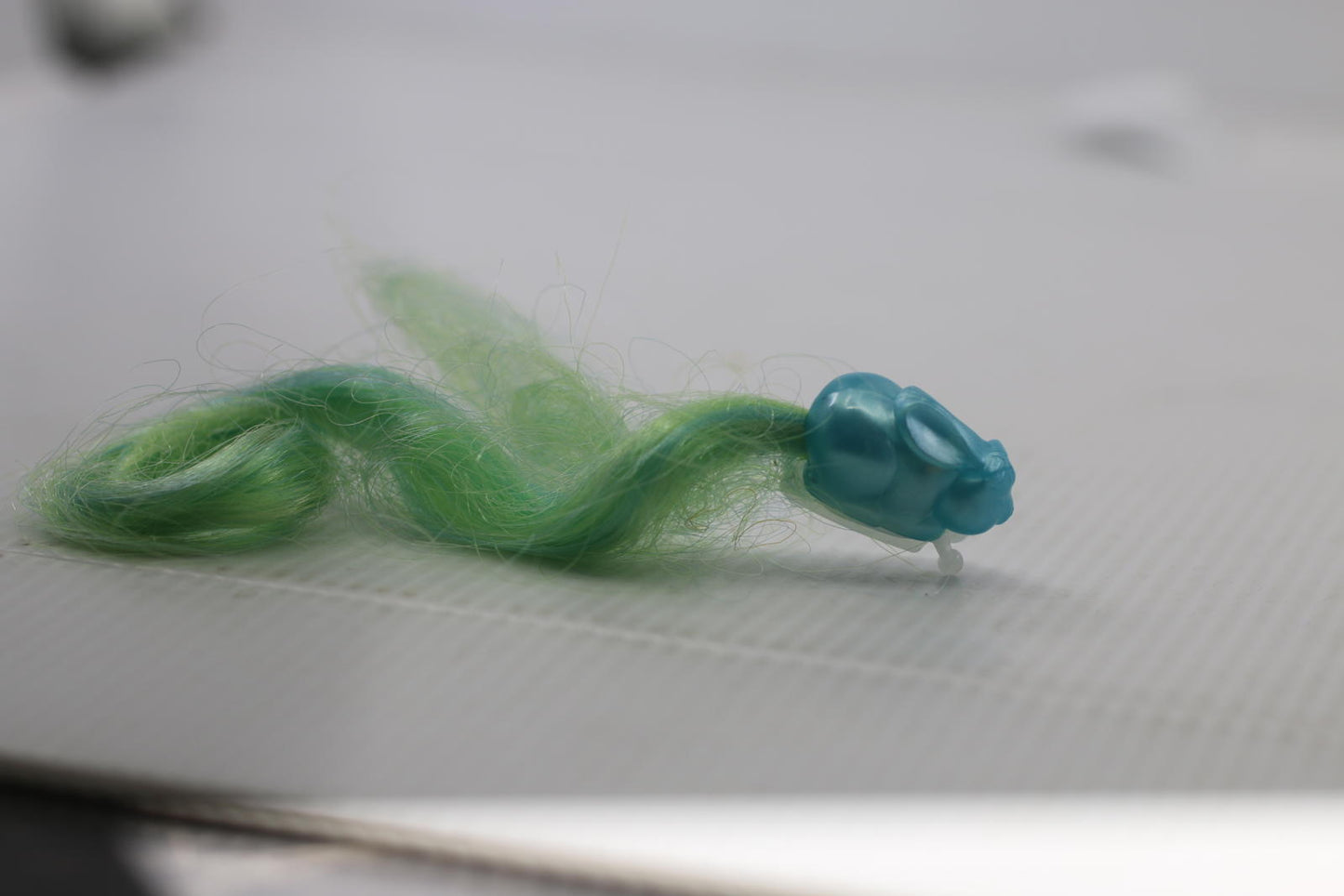 Vintage 1980’s Mouse Pixietails Lady LovelyLocks Hair Clip Extension green