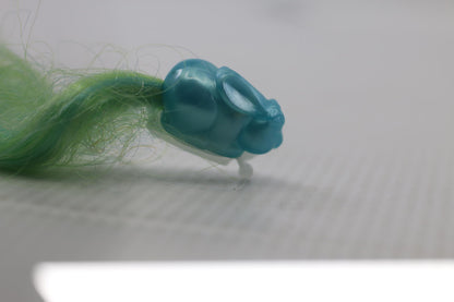 Vintage 1980’s Mouse Pixietails Lady LovelyLocks Hair Clip Extension green