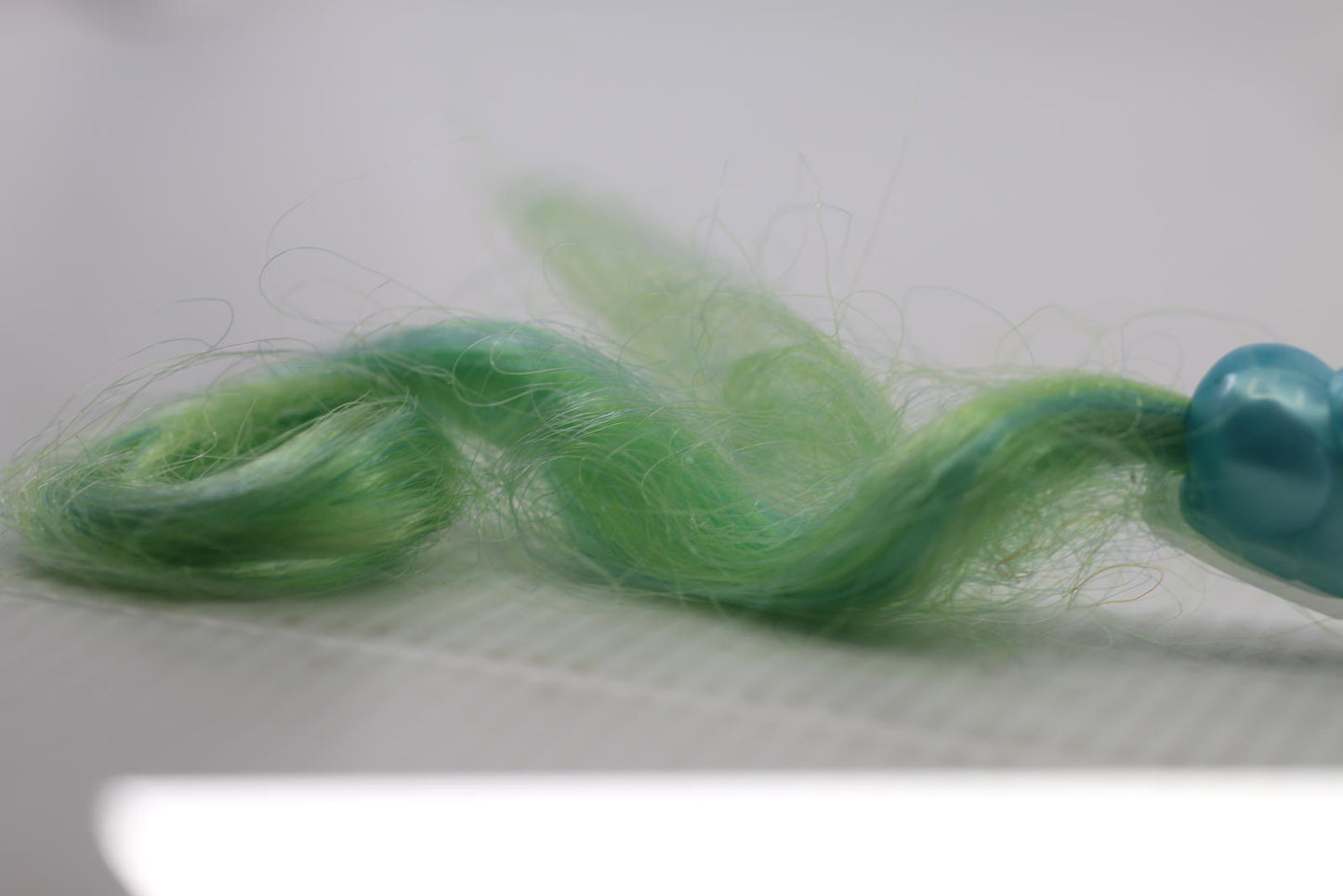Vintage 1980’s Mouse Pixietails Lady LovelyLocks Hair Clip Extension green