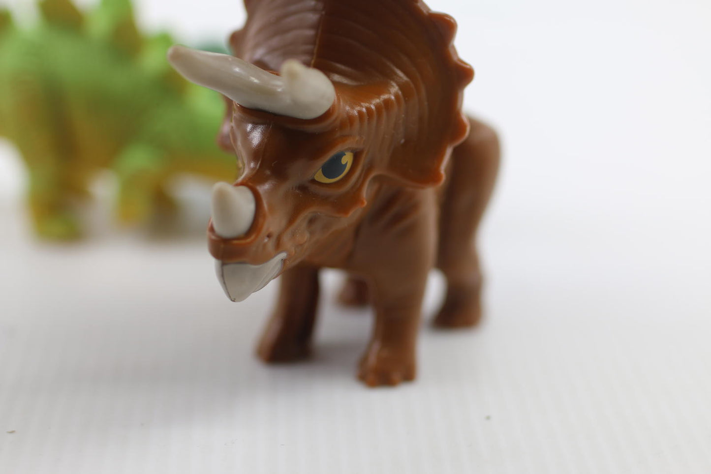 Jurassic World Camp Cretaceous Triceratops McDonald's Happy Meal Toy #8 Loose