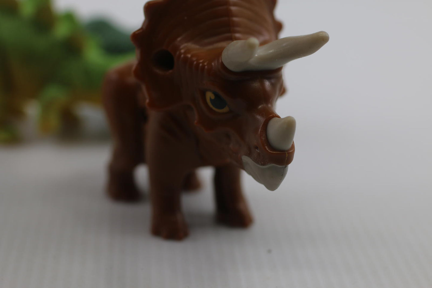 Jurassic World Camp Cretaceous Triceratops McDonald's Happy Meal Toy #8 Loose