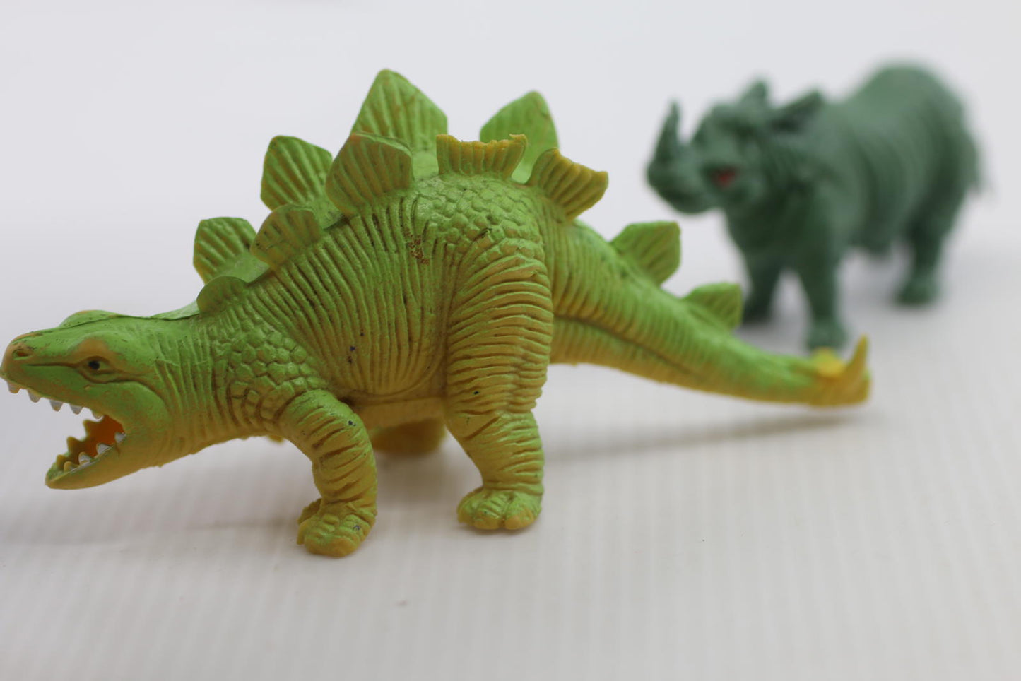 Jurassic World Camp Cretaceous Triceratops McDonald's Happy Meal Toy #8 Loose