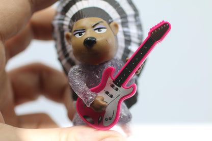 2021 Mc donald's Sing 2 Headbanging Ash Happy Meal Toy action figure w/ guitar