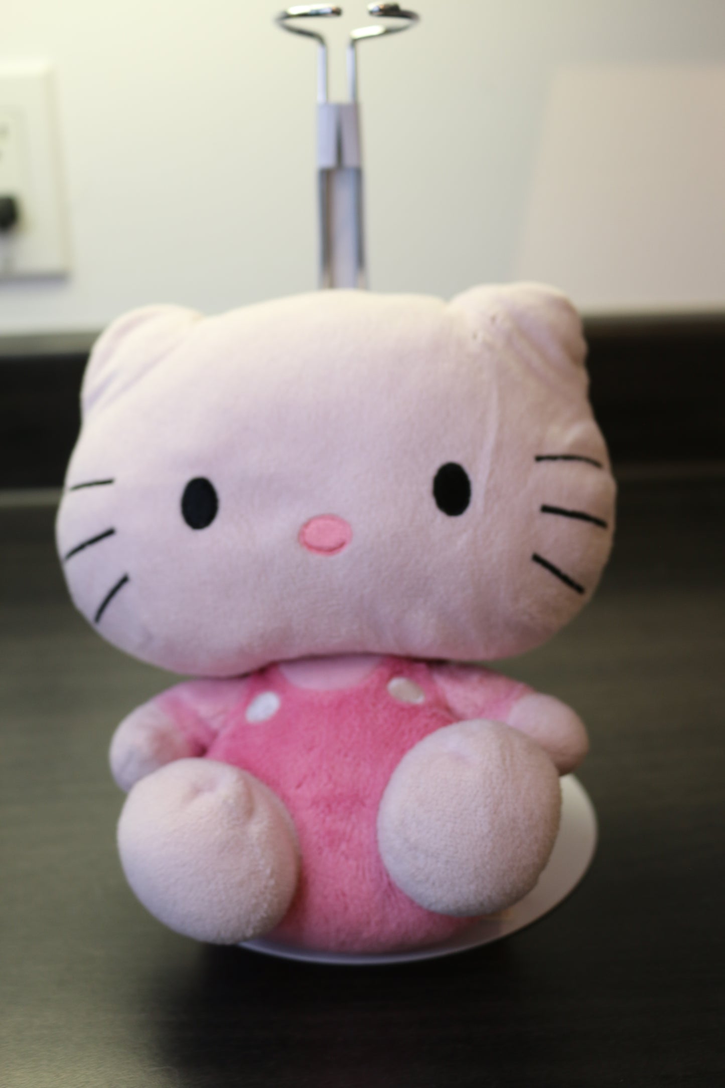 Peluche Hello Kitty Pink Rose 8" Plush No Ribbon