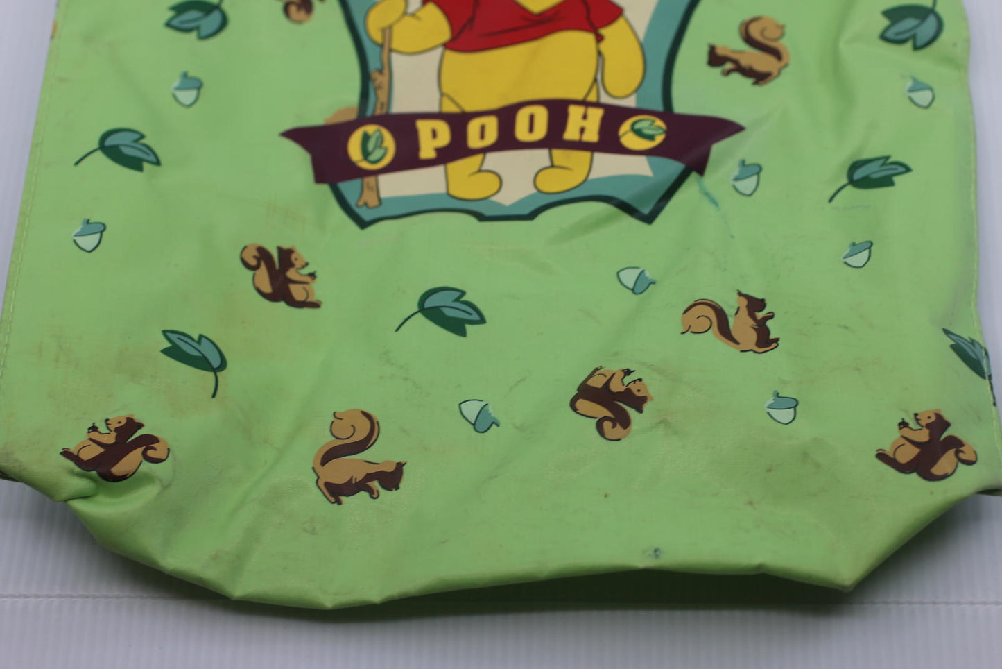 Winnie the Pooh Reusable Tote Bag Green Disney Pooh