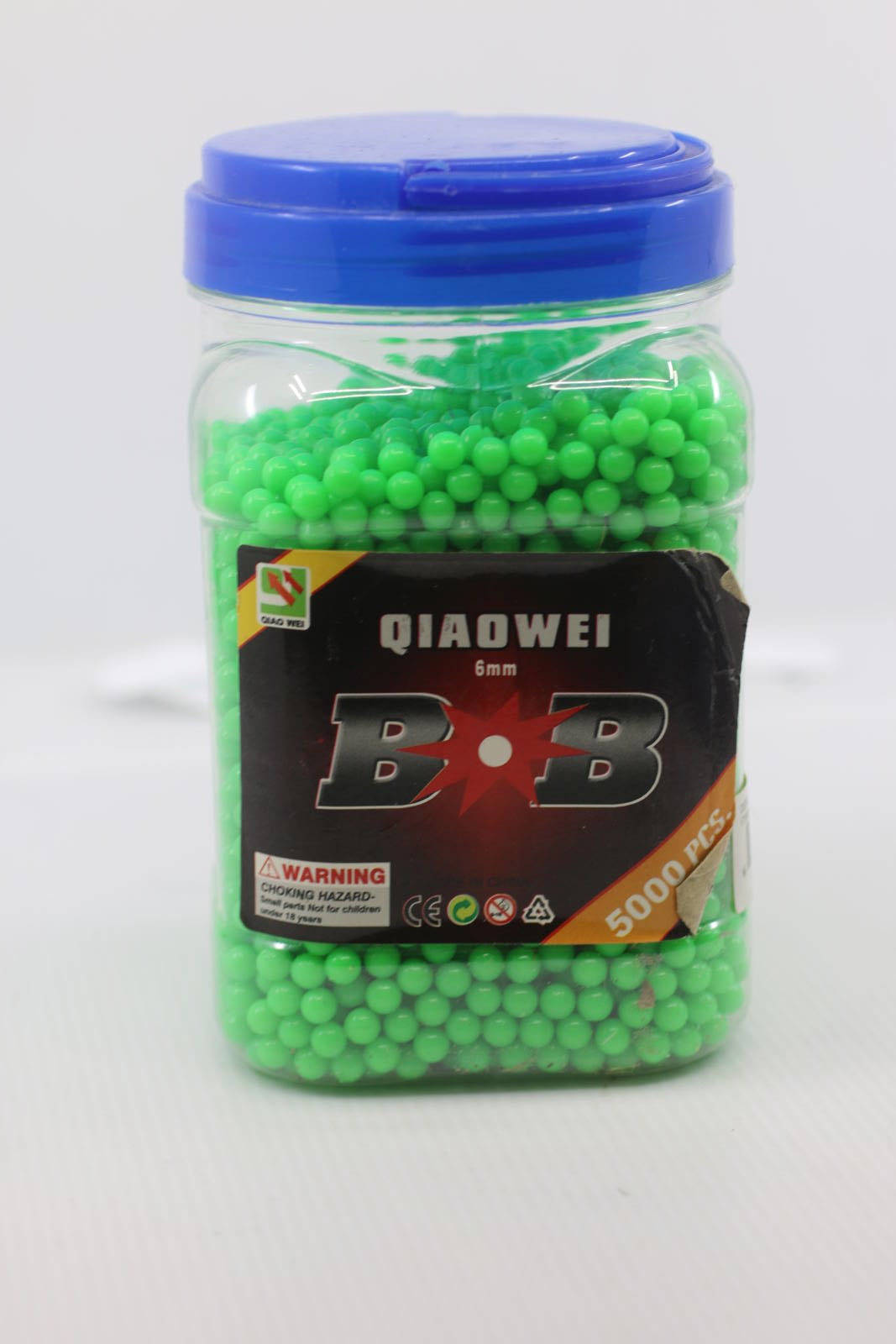 6mm Plastic Bal ls Refill – Green – Approx. 5000 pcs – Storage Jar