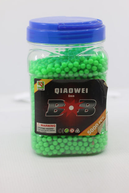 6mm Plastic Bal ls Refill – Green – Approx. 5000 pcs – Storage Jar