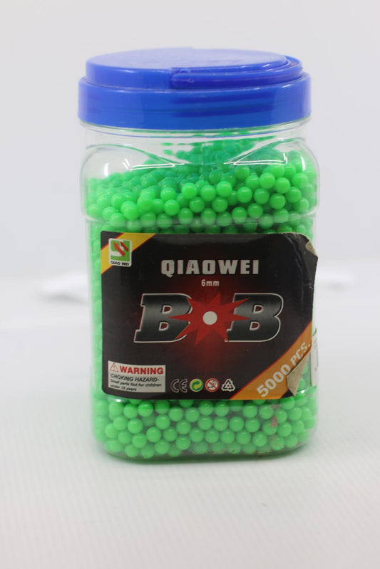 6mm Plastic Bal ls Refill – Green – Approx. 5000 pcs – Storage Jar