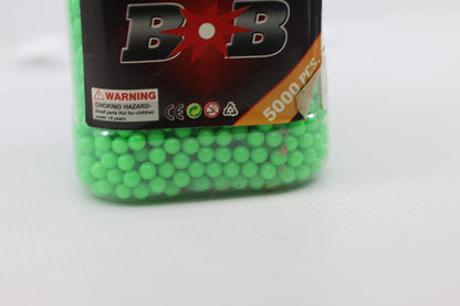 6mm Plastic Bal ls Refill – Green – Approx. 5000 pcs – Storage Jar