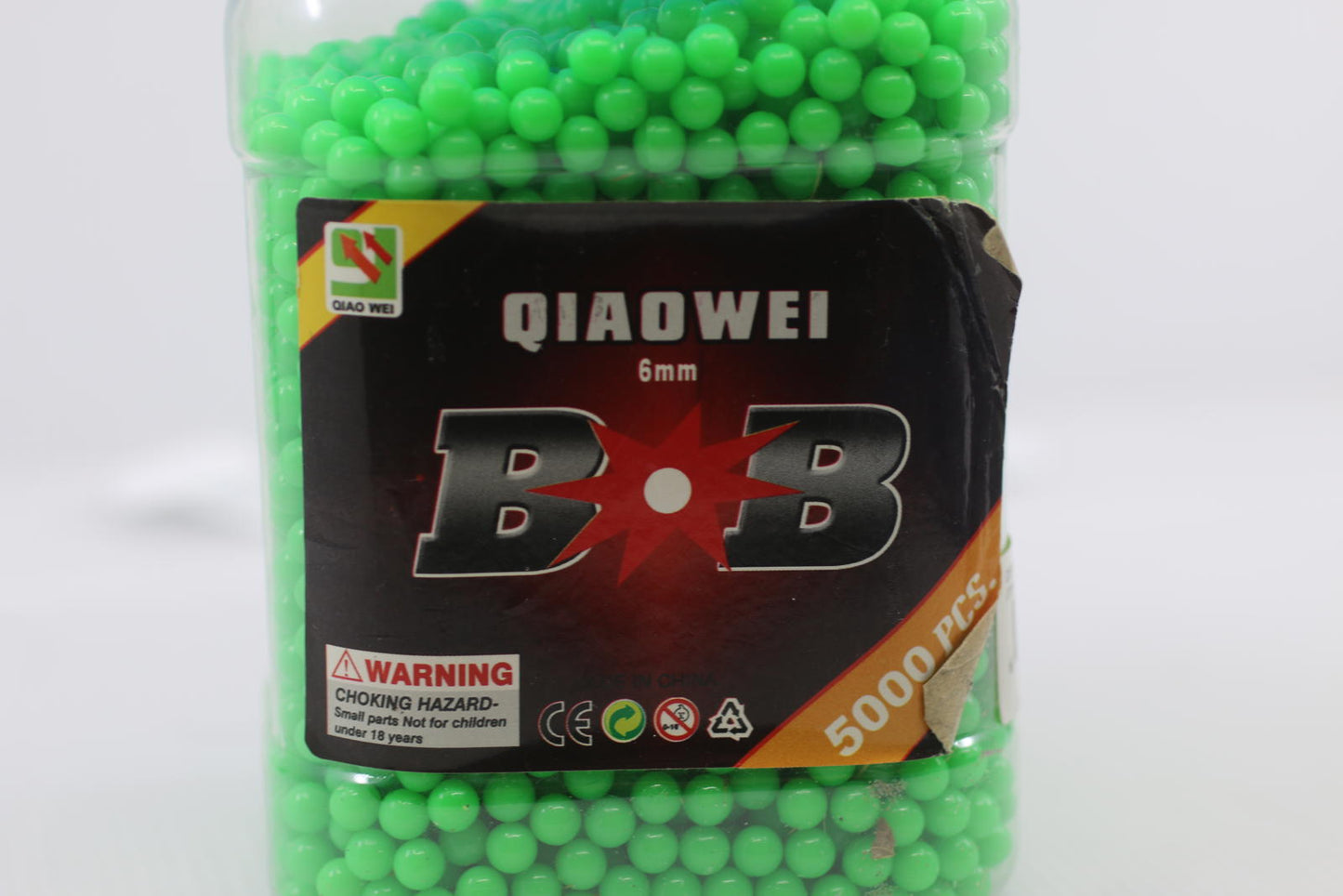 6mm Plastic Bal ls Refill – Green – Approx. 5000 pcs – Storage Jar