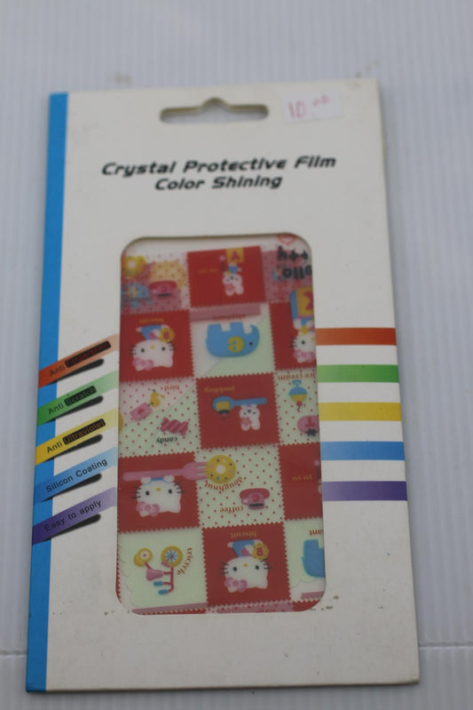 Color Shining Decorative Screen Film for iPhone 4 / 4S Hello Kitty design