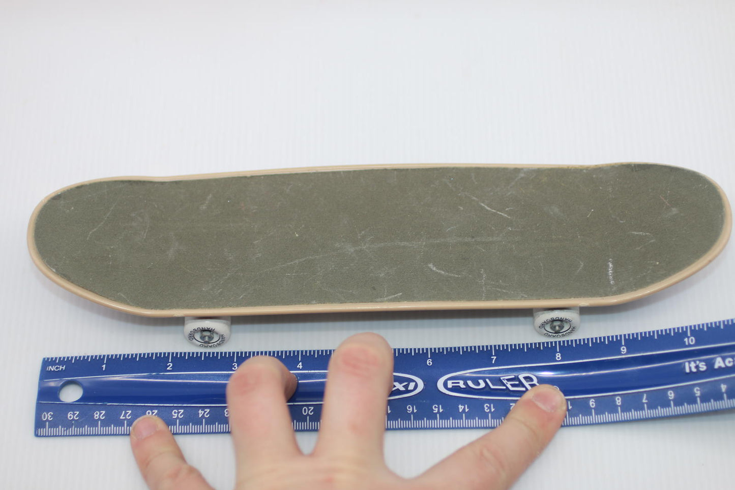 Vintage RudeBoyz Handboard Skateboard Red Spiderweb Rude Boyz 10.5” Hand Board