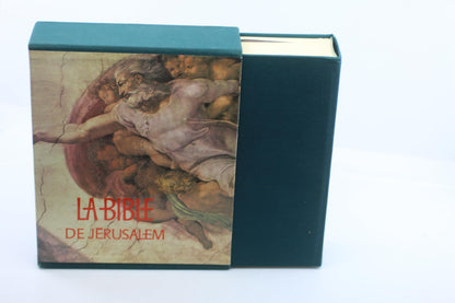 La Bible de Jérusalem – Édition française –Reliure rigide avec étui Cerf / Fides
