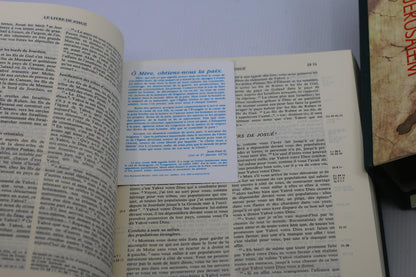 La Bible de Jérusalem – Édition française –Reliure rigide avec étui Cerf / Fides