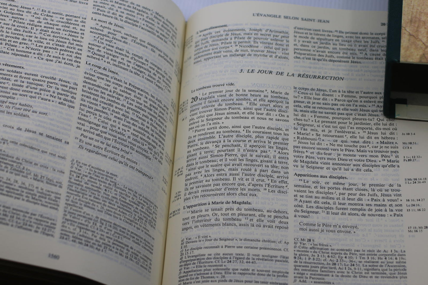 La Bible de Jérusalem – Édition française –Reliure rigide avec étui Cerf / Fides