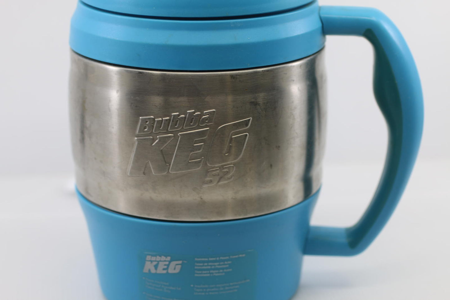 Bubba Keg 52 Oz Blue and Chrome Stainless Steel Insulated Travel Mug