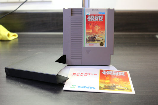 Nintendo Nes Iron Tank: The Invasion Of Normandy W/ Manual & Dust Cover