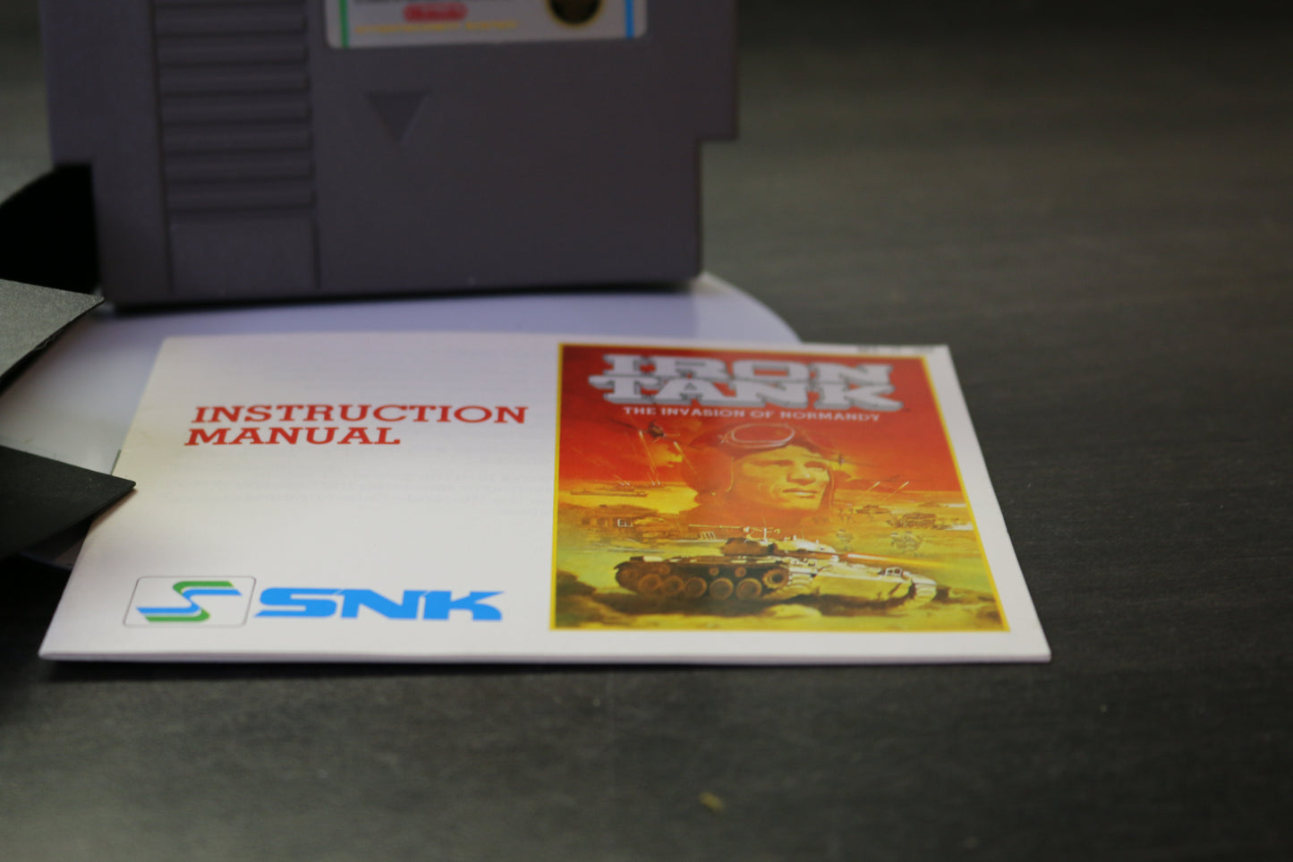 Nintendo Nes Iron Tank: The Invasion Of Normandy W/ Manual & Dust Cover