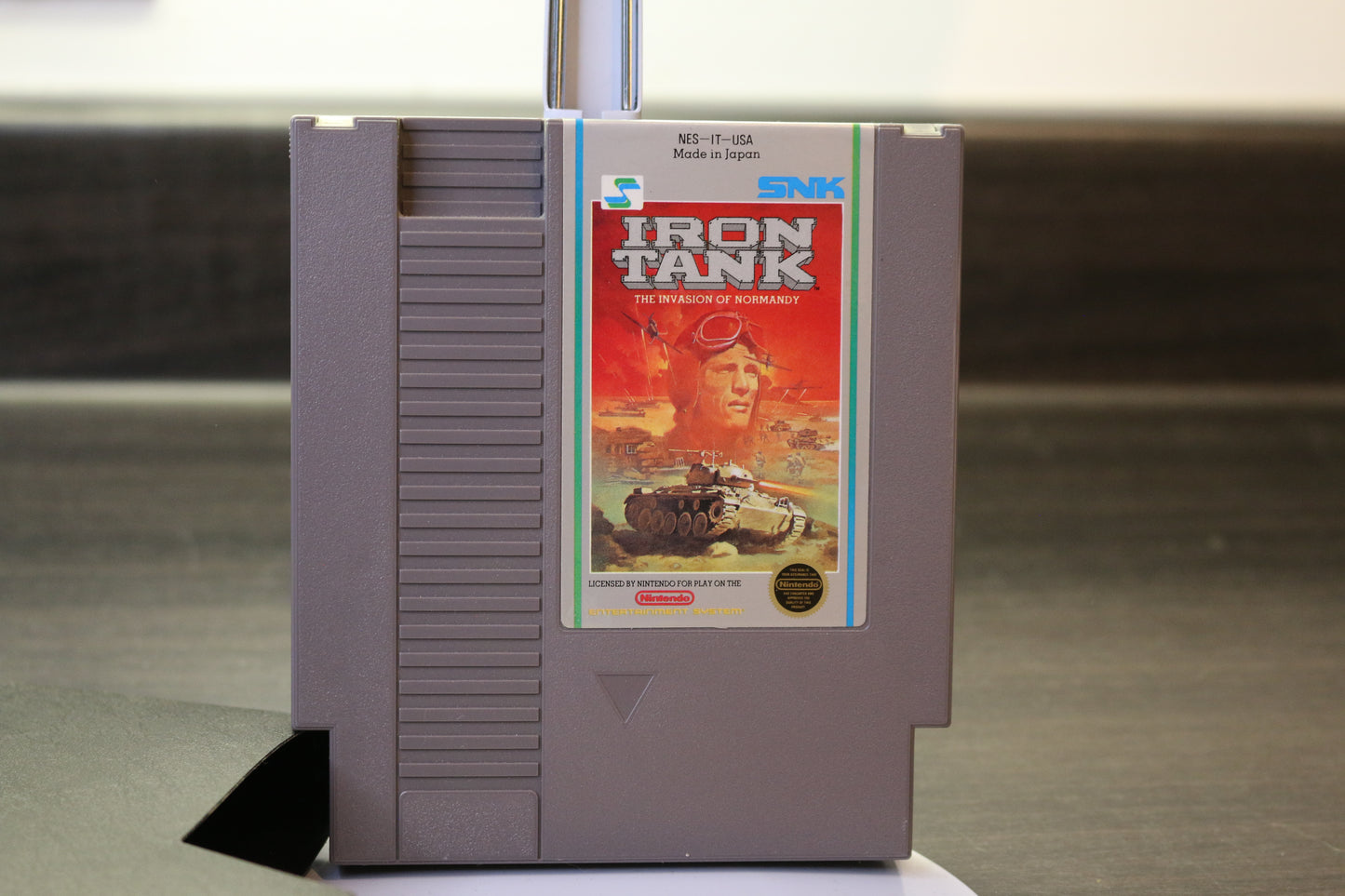 Nintendo Nes Iron Tank: The Invasion Of Normandy W/ Manual & Dust Cover