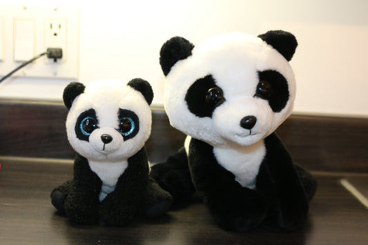 Ty Beanie Boos Ming Panda Plush Stuffed Animal 6" Glitter Eyes Baboo Toy