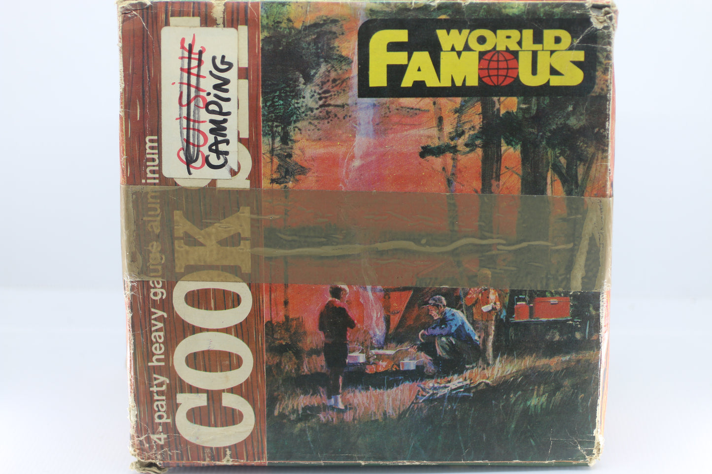 4 party heavy gauge aluminum cook set world famous Camping Cookware