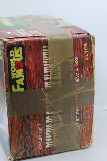 4 party heavy gauge aluminum cook set world famous Camping Cookware