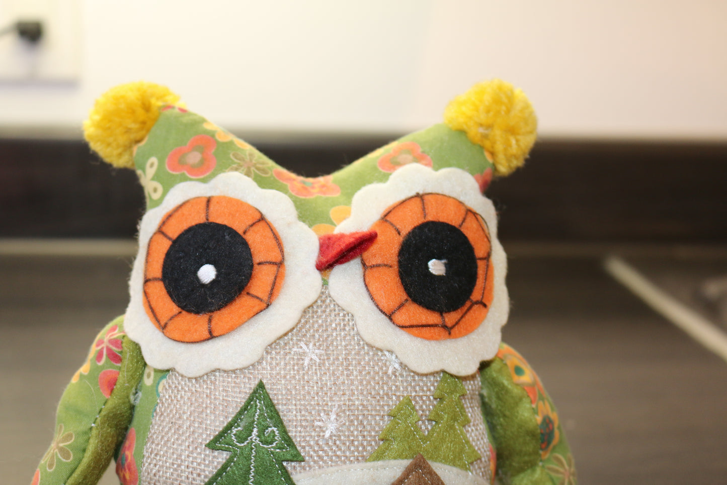 Christmas Tree Forest Owl Sewing Pattern Felt Owl Ornament Svg Owl Felt