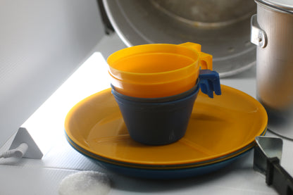 4 party heavy gauge aluminum cook set world famous Camping Cookware