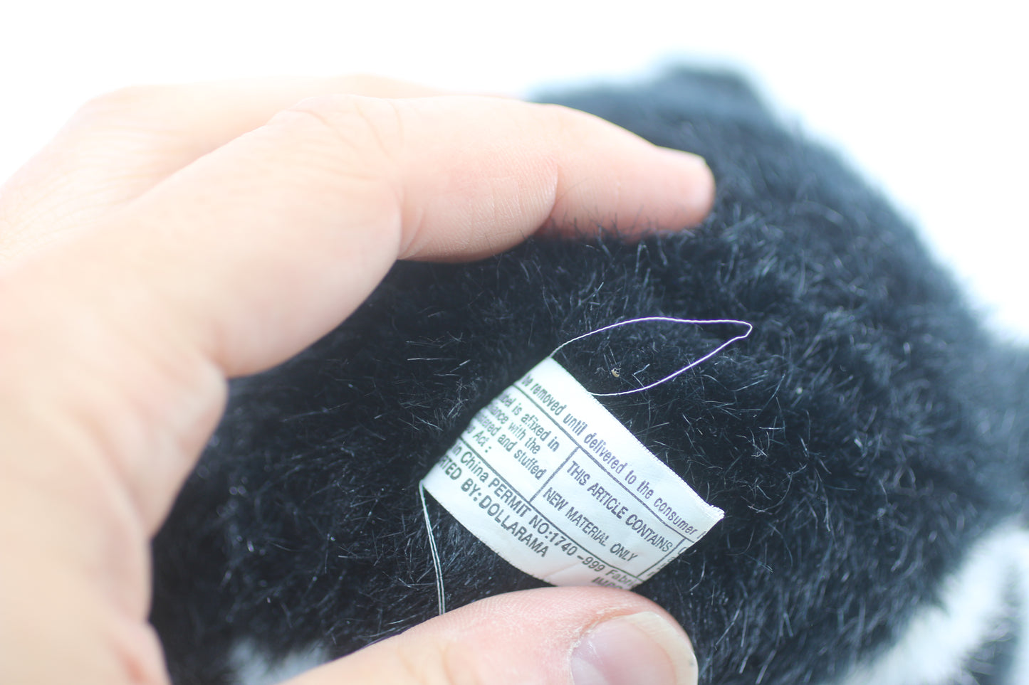 Pre-owned Mini plush cow doll toy Dollarama Retired