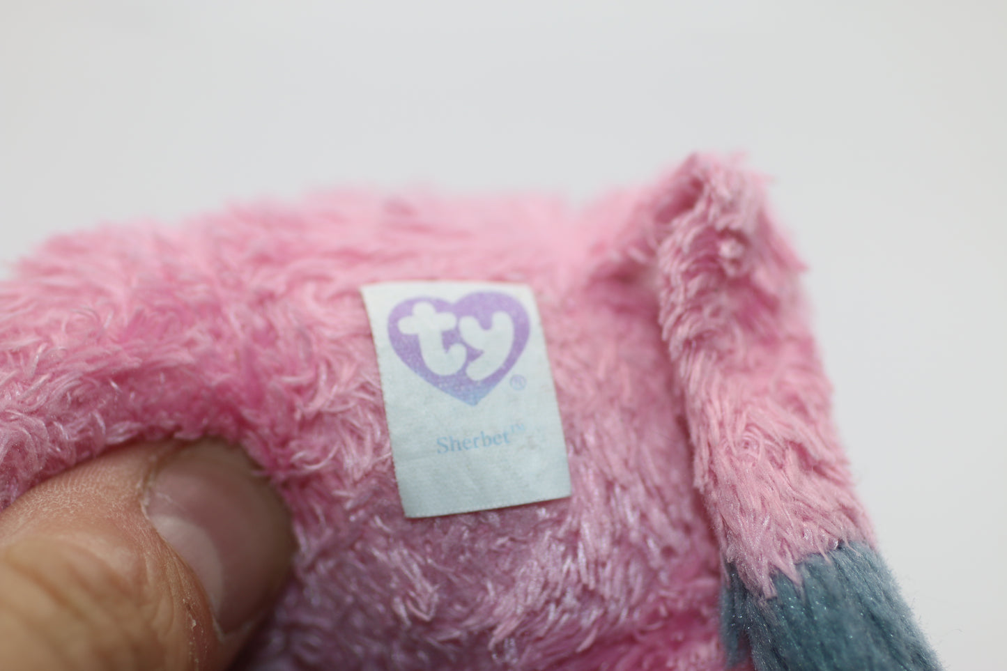 Ty Beanie Boos Razberry Monkey Pink Plush Stuffed Animal Toy 6” Rare Retired