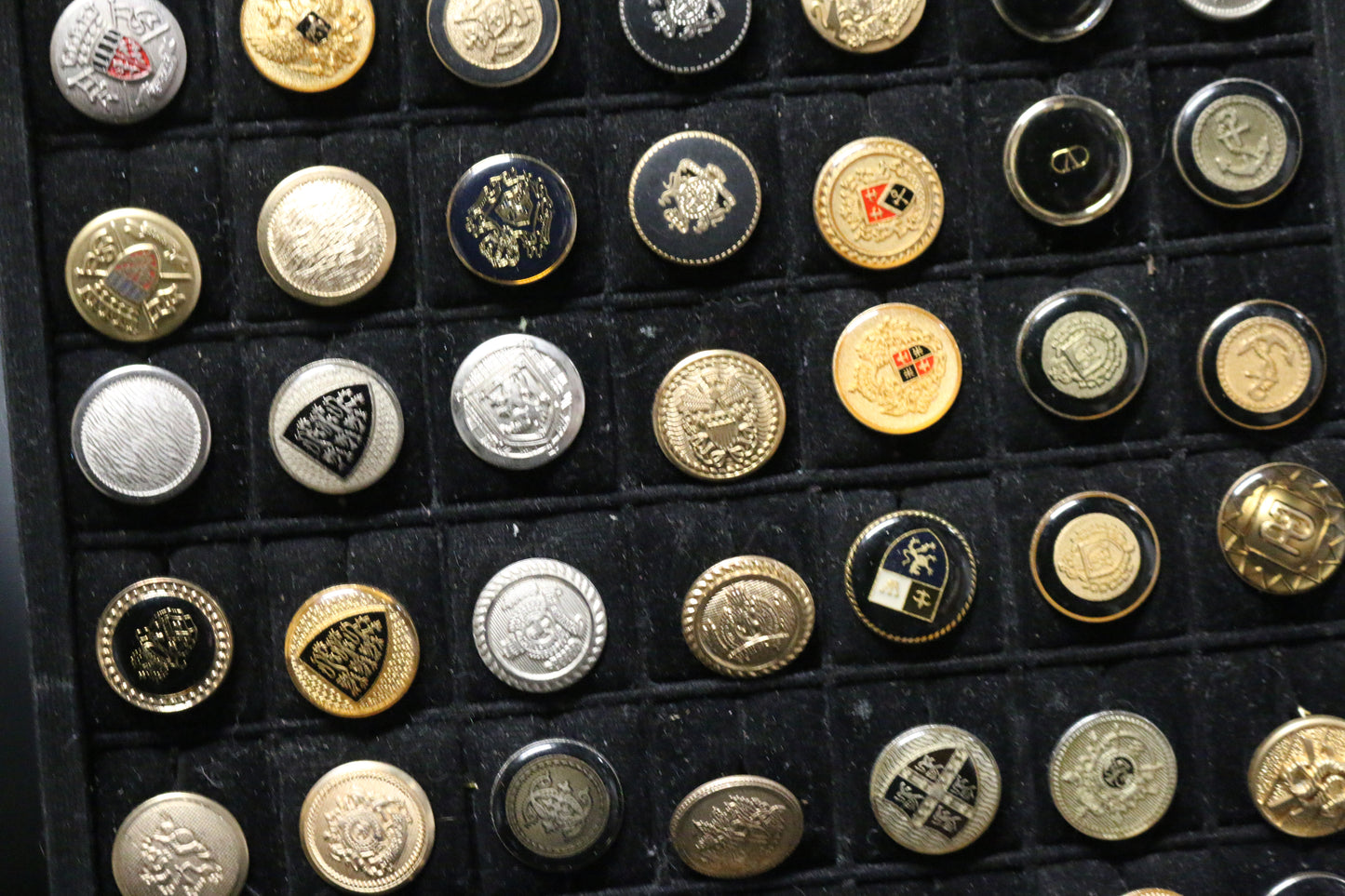 VINTAGE Uniform Very rare Button Collection, Lot of Fifty (69) Collection