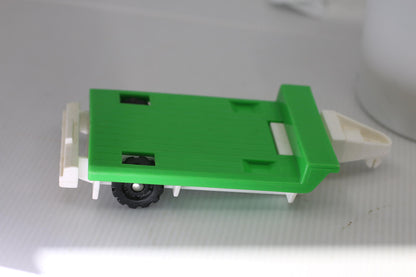 Fisher Price Little People Vintage Green Flatbed Trailer for Truck (Lift & Load)