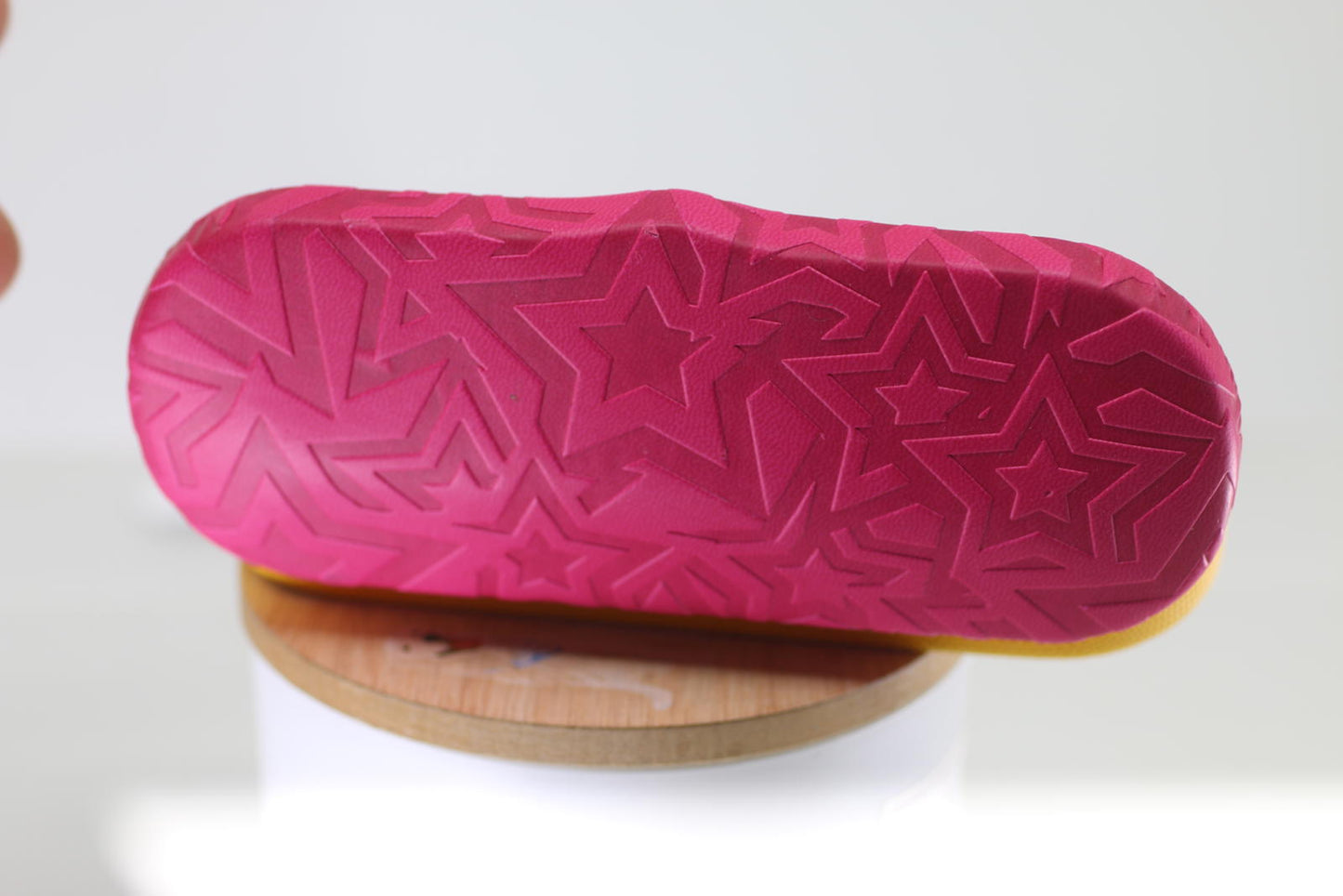 Compact Ronor Kids Eyeglasses Case Hard Shell Pink Stars
