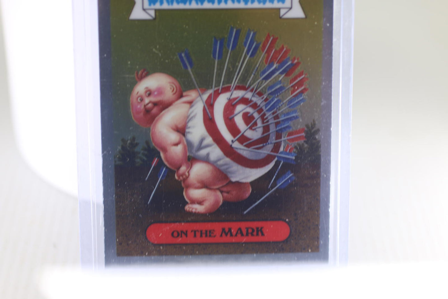Garbage Pail Kids Trading Card - On The Mark #255a