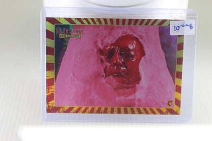Killer Klowns From Outer Space Trading Card #8 Cocoon Face foil holo