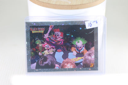 Killer Klowns from Outer Space Collectible Trading Card #42 holo foil silver