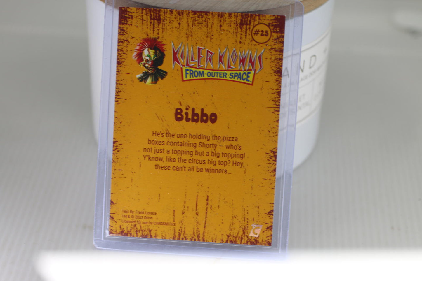 Killer Klowns From Outer Space Trading Card #25 Bibbo