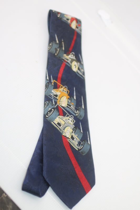 100% Polyester made in Korea Formula 1 tie